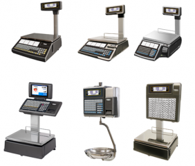 Весы торговые с печатью этикеток Dibal серии 500