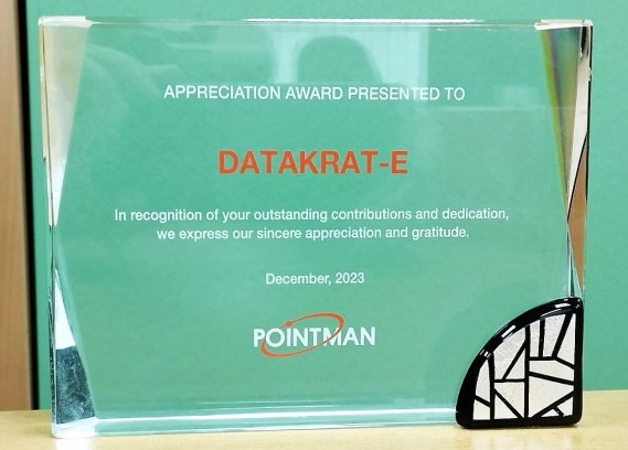 ДатаКрат получил награду от Pointman