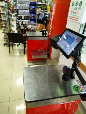 ДатаКрат оборудовал магазины «Кировского» кассами самообслуживания4