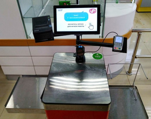 ДатаКрат оборудовал магазины «Кировского» кассами самообслуживания