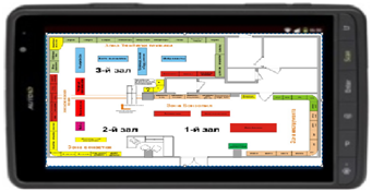 Карта гипермаркета с расположением товаров
