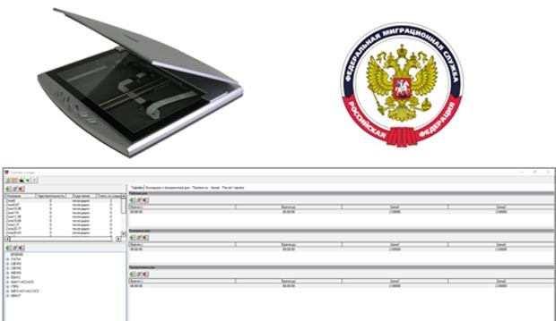 Сканирование паспортов и передача данных в УФМС